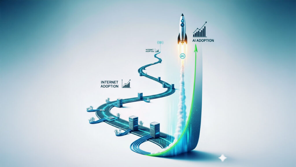 Como a Internet Acelerou a Adoção da IA: Lições do “Atravessando o Abismo” para Gestores